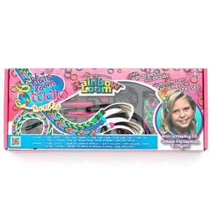 Rainbow Loom Hair Loom Studio Double rubber band crafting kit new in box